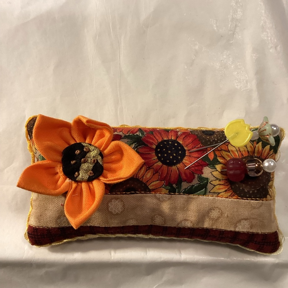 Boutique: Floral Sunflower Pin Cushion